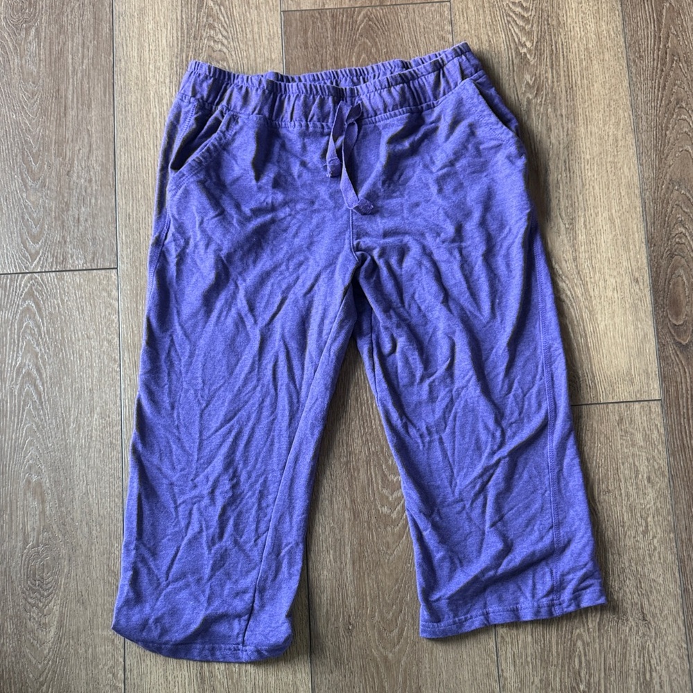 Purple Sexy Basics Capri Pants